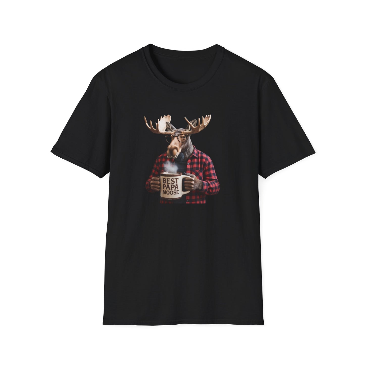 "Best Papa Moose" Vintage T-Shirt
