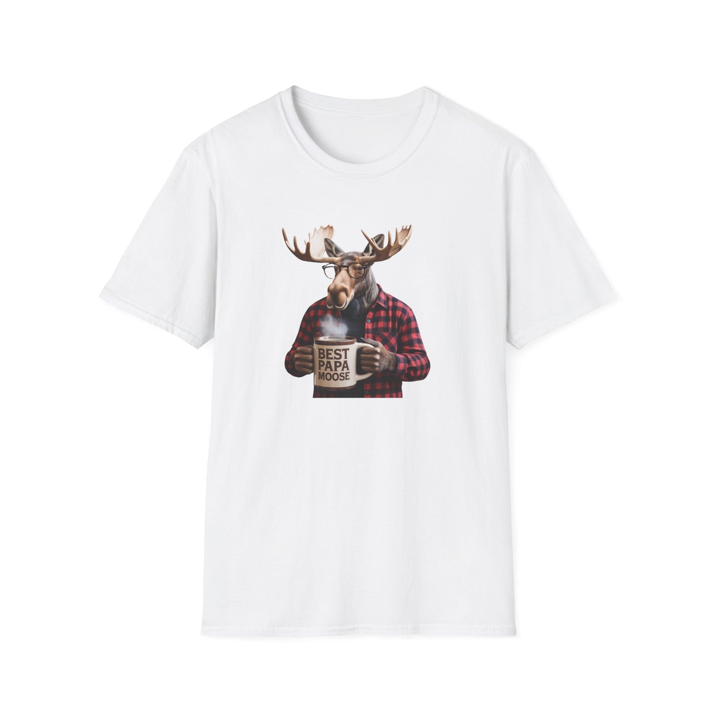 "Best Papa Moose" Vintage T-Shirt