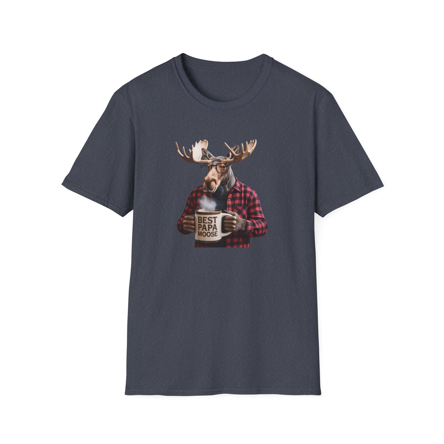 "Best Papa Moose" Vintage T-Shirt