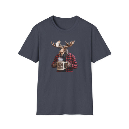 "Best Papa Moose" Vintage T-Shirt