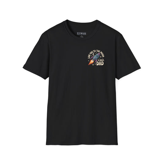 Love You to the Moon & Back, Dad" Vintage T-Shirt