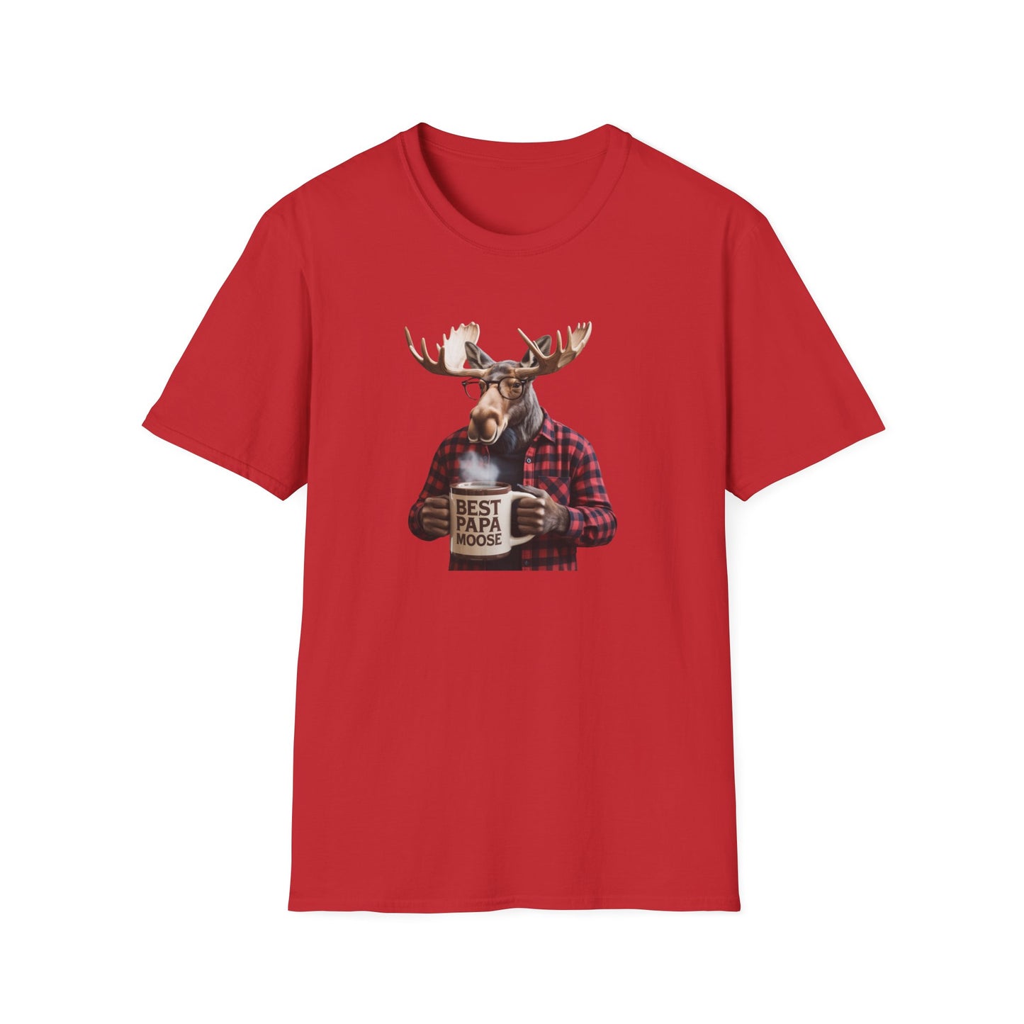 "Best Papa Moose" Vintage T-Shirt