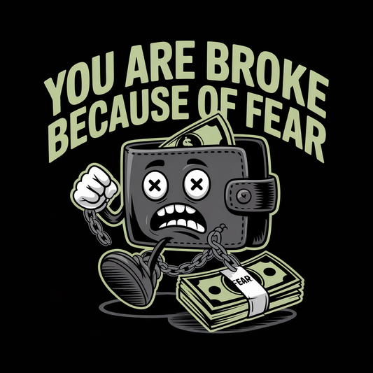 You Are Broke Because of Fear T-Shirt