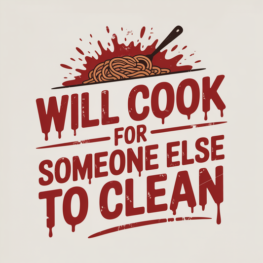 Je cuisinerai pour que quelqu'un d'autre fasse le ménage 