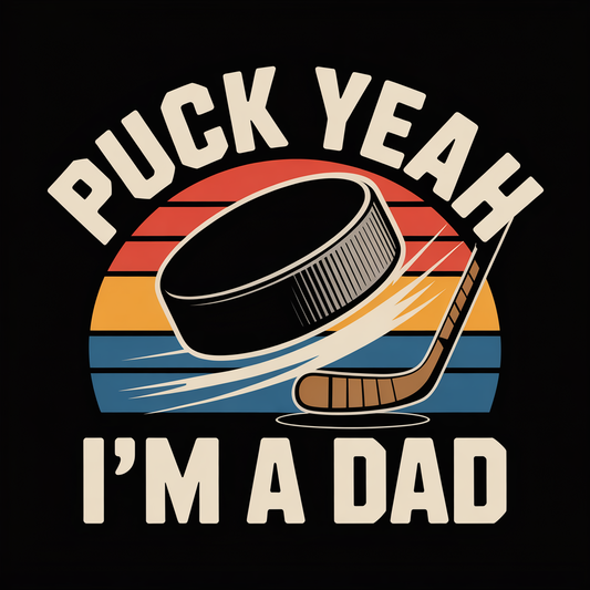 Puck Yeah I'm a Dad T-Shirt