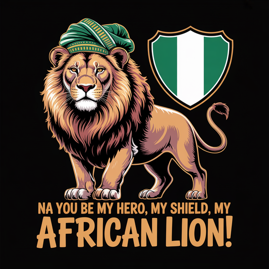 Proud African Lion Father T-Shirt