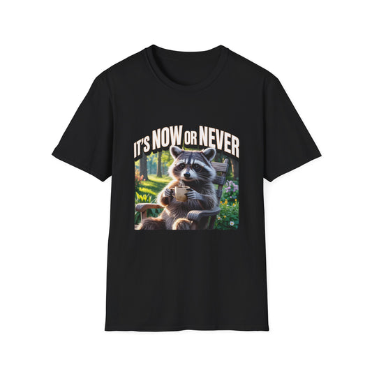 T-shirt graphique mignon de raton laveur