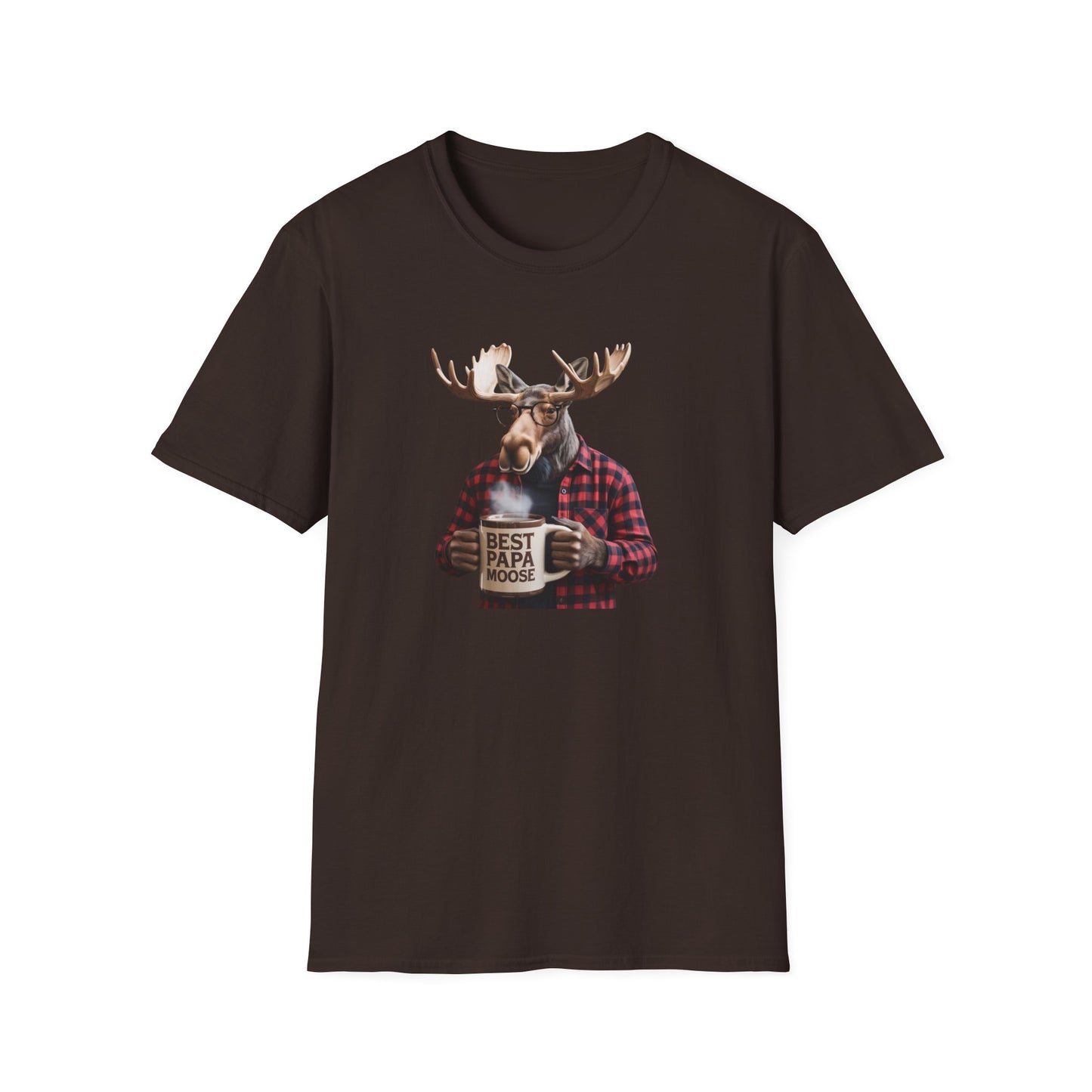 "Best Papa Moose" Vintage T-Shirt
