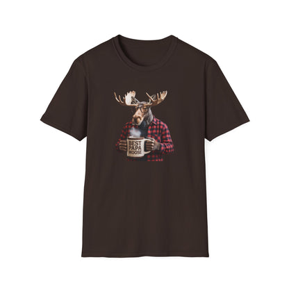 "Best Papa Moose" Vintage T-Shirt