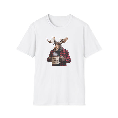 "Best Papa Moose" Vintage T-Shirt